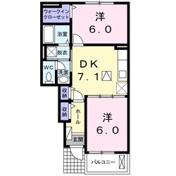 ユニゾン　フロントの物件間取画像